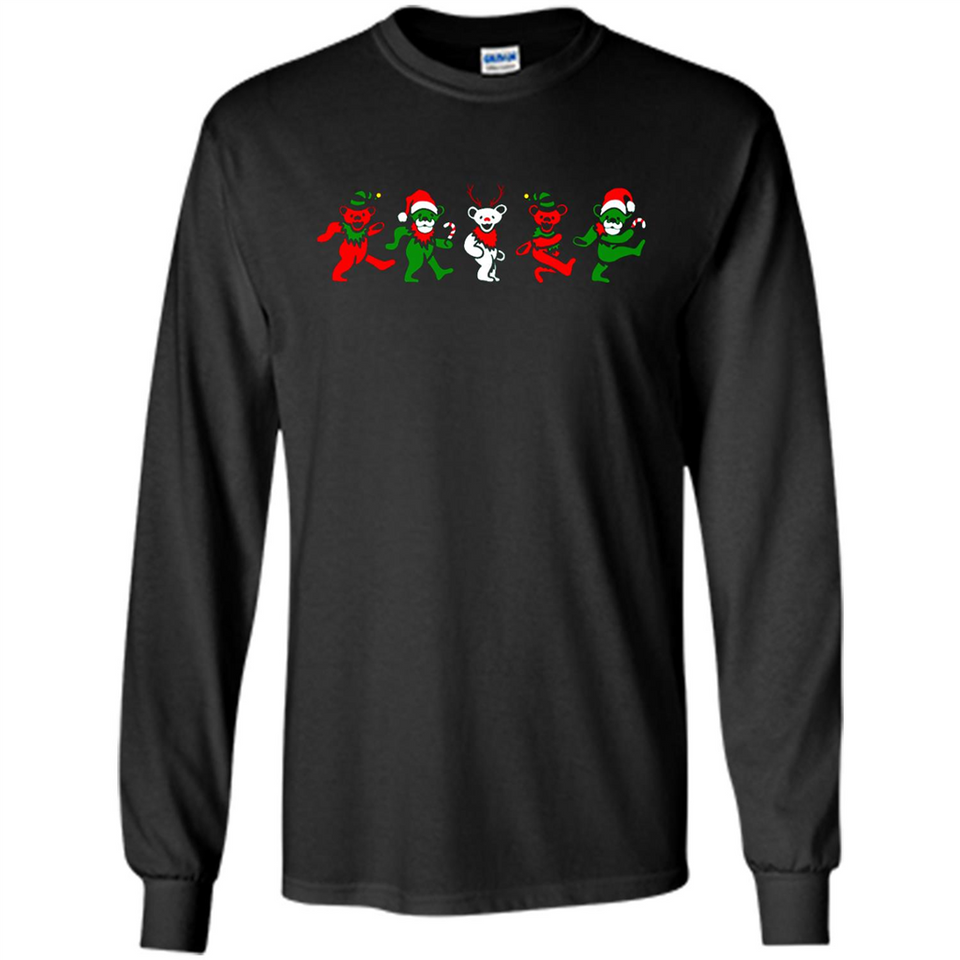 Dancing Bears Dance Christmas For Xmas Sweatshirt - Long Sleeve T-Shirt