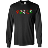 Dancing Bears Dance Christmas For Xmas Sweatshirt - Long Sleeve T-Shirt