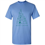 Merry Catmas Funny Cat Christmas Tree Sweatshirt - Shirt