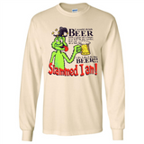 Slammed I Am I Would Drink Beer With A Goat On A Boat Shirt - Long Sleeve T-Shirt