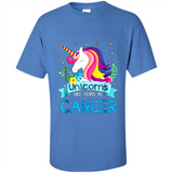 Unicorns are born in Cancer Birthday Rainbow Gift Custom Ultra Cotton
