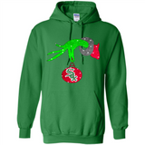 GRINCH HAND HOLDING CHICAGO WHITE SOX GLITTER CHRISTMAS PINGPONG