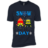 Snow Day Shirt For Detroit Tigers Vs Minion Fans pingpong