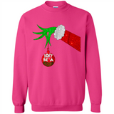GRINCH HAND HOLDING CHRISTMAS ORNAMENT - DON'T BE A GRINCH PINGPONG