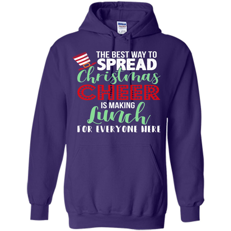 Spread Christmas Cheer Lunch Family Xmas Gift Ls - Hoodie