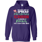 Spread Christmas Cheer Lunch Family Xmas Gift Ls - Hoodie