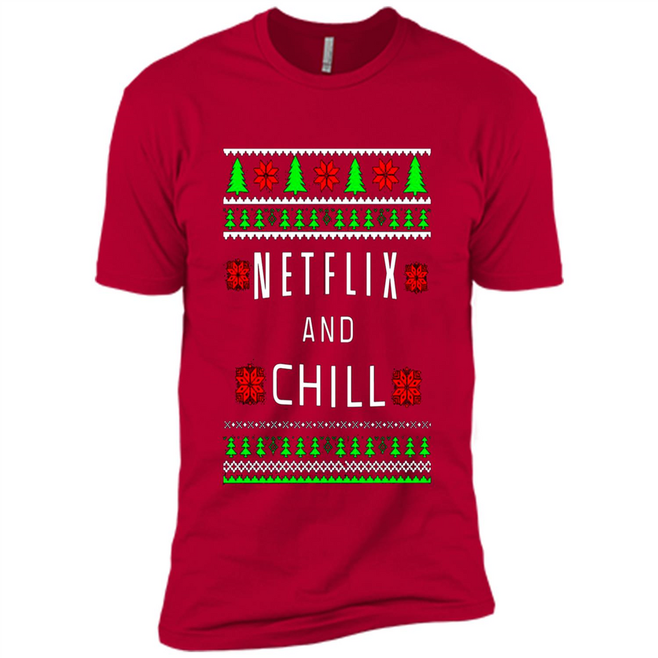 Netflix And Chill Christmas sweater PINGPONG