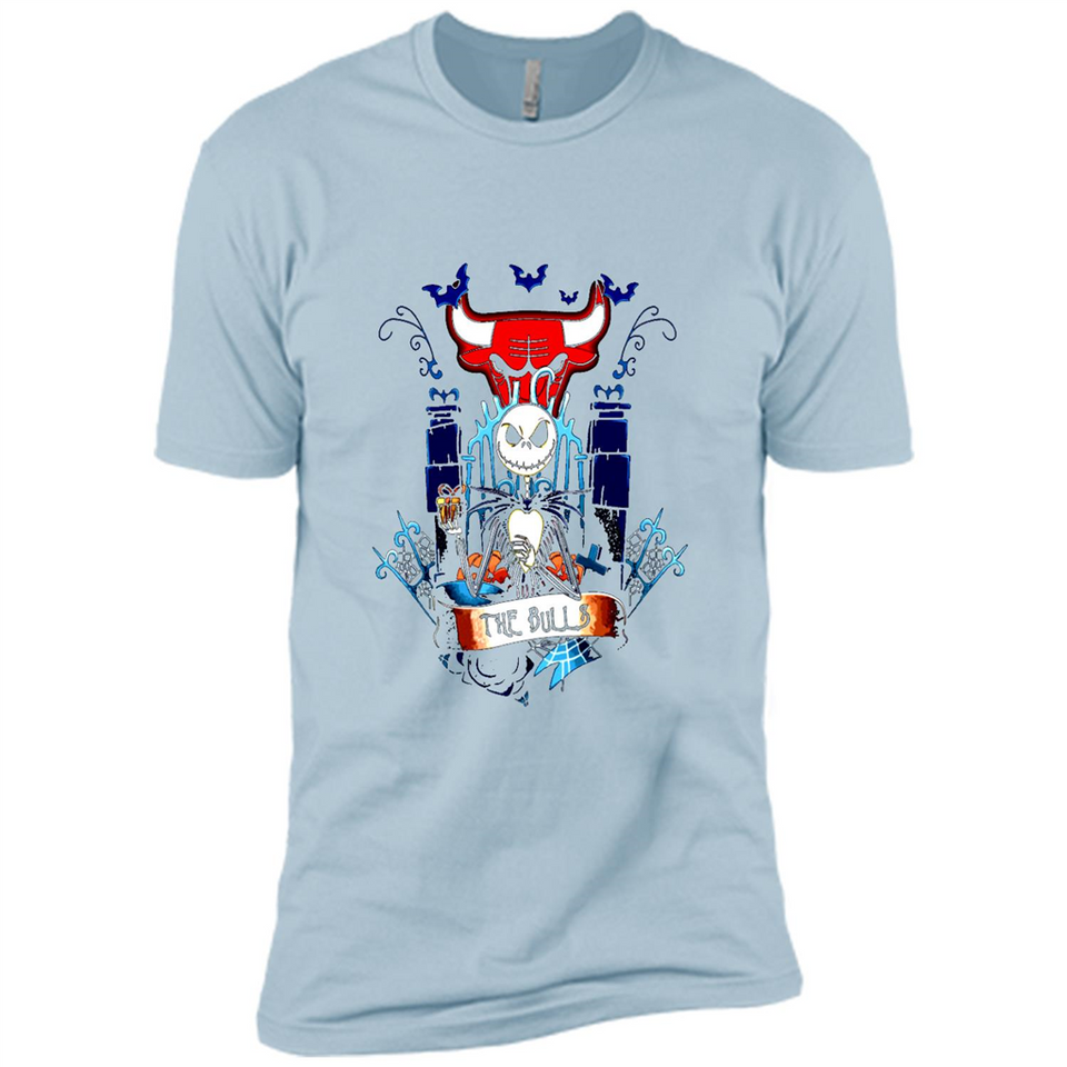 Chicago Bulls Halloween The Nightmare Before Christmas - Premium Short Sleeve T-Shirt