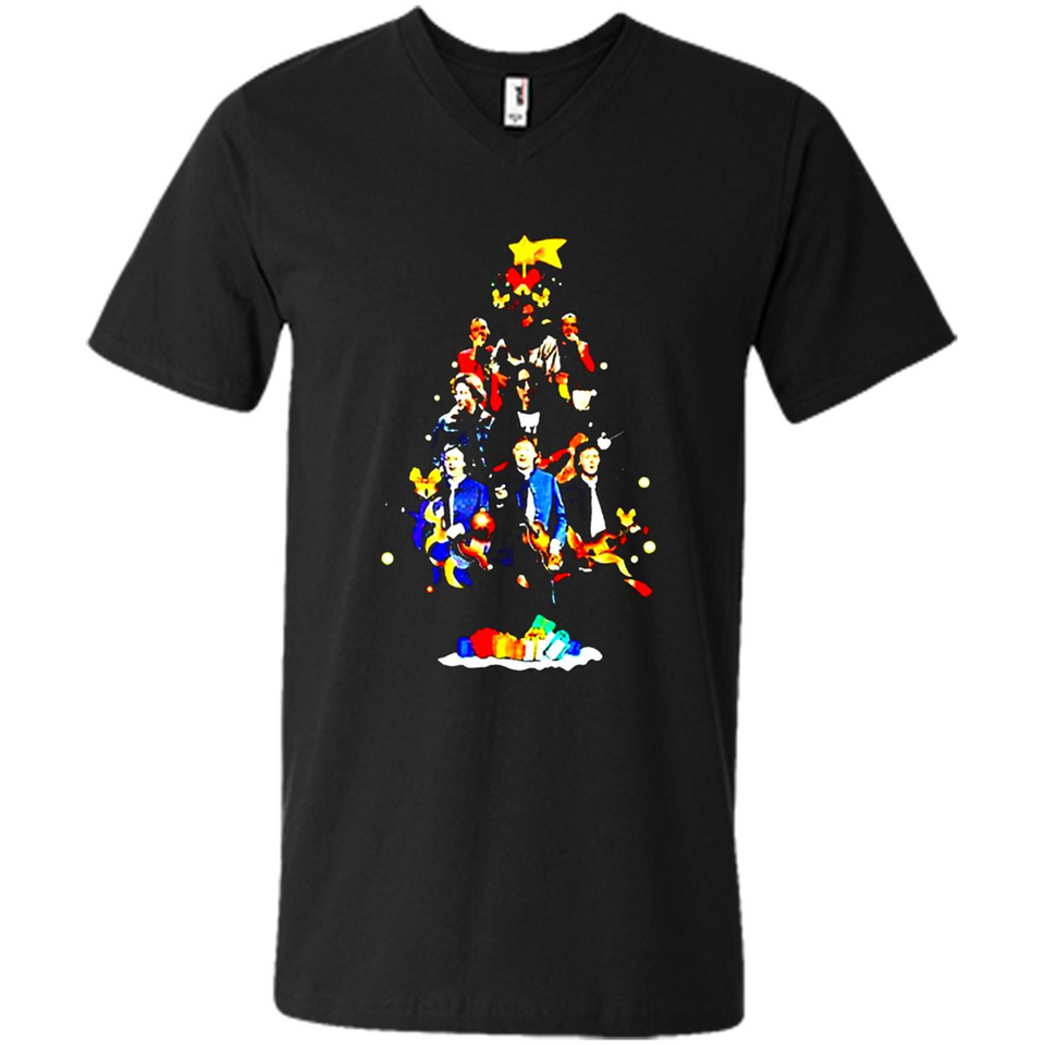 JOHN LENNON CHRISTMAS TREE - Men's V-Neck