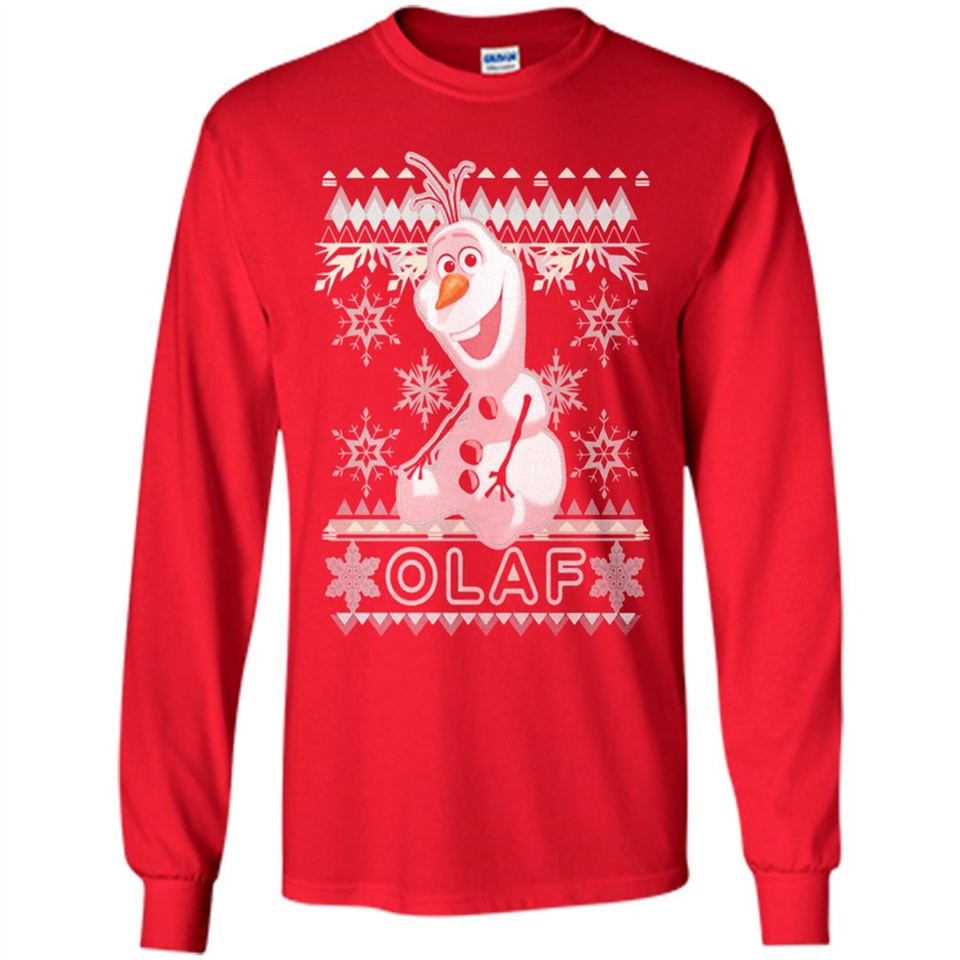 Olaf frozen ugly christmas sweater - Long Sleeve T-Shirt