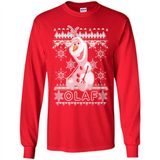 Olaf frozen ugly christmas sweater - Long Sleeve T-Shirt