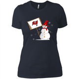 Tampa Bay Buccaneers Snowman Funny