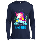 Unicorns are born in Gemini Birthday Rainbow Gift Custom Ultra Cotton