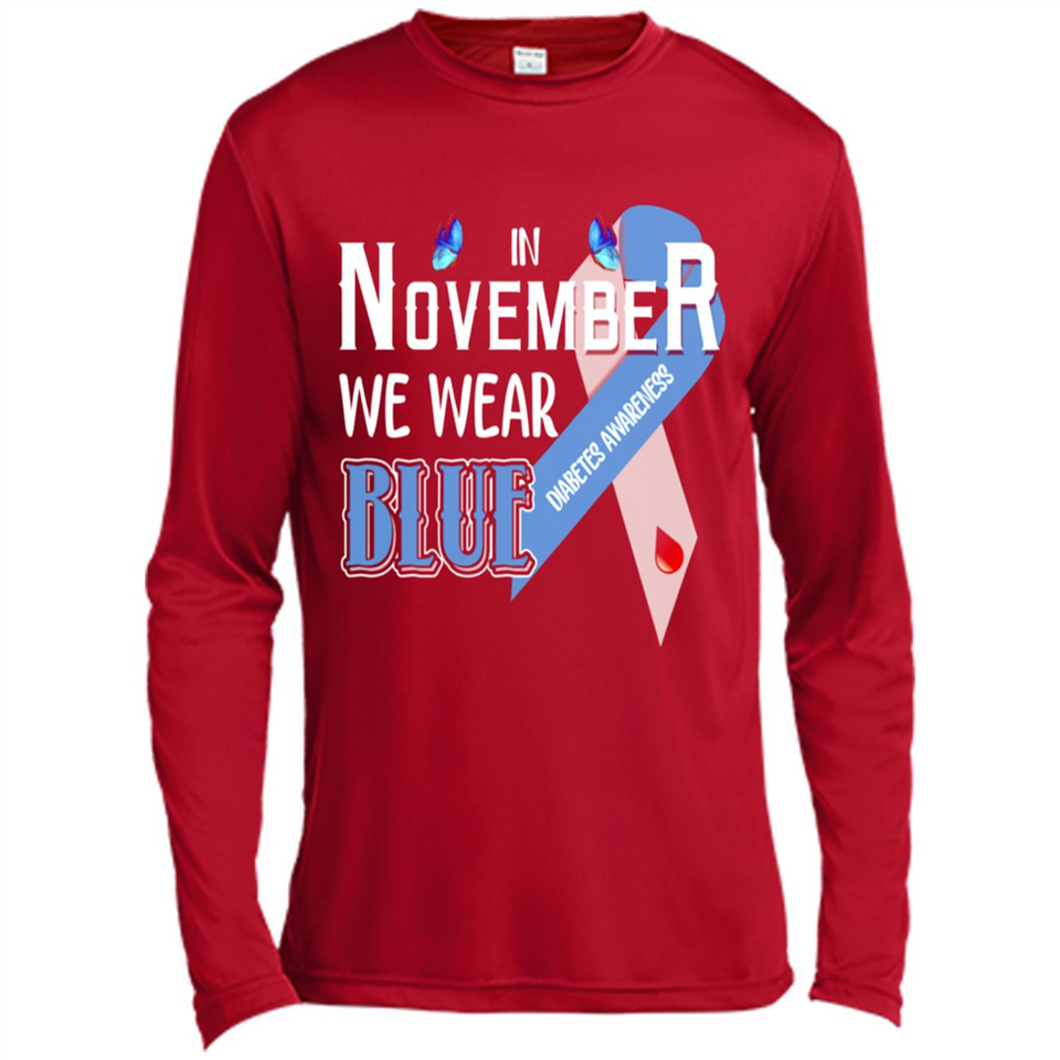 November We Wear Blue Diabetes Awareness