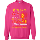 October Girl She Slays She Prays Beautiful Birthday PINGPONG