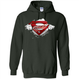 Detroit Red Wings And Superman Fans - Hoodie