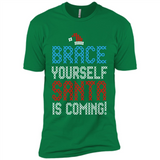 Brace Yourself Santa is coming Christmas - Premium Short Sleeve T-Shirt