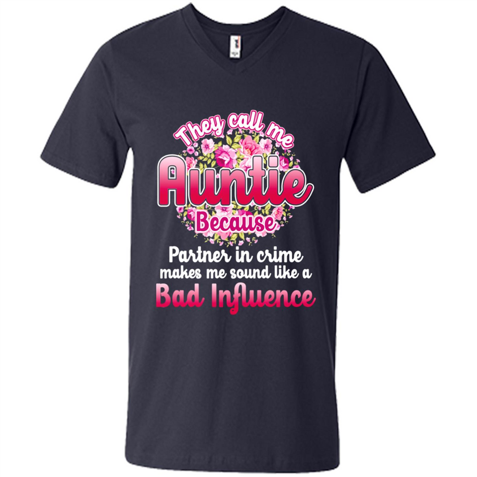 They Call Me Auntie Flower - Men's V-Neck