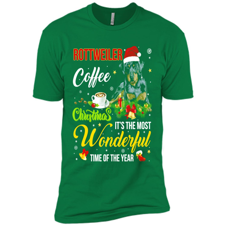 Rottweiler Coffee Wonderful Christmas