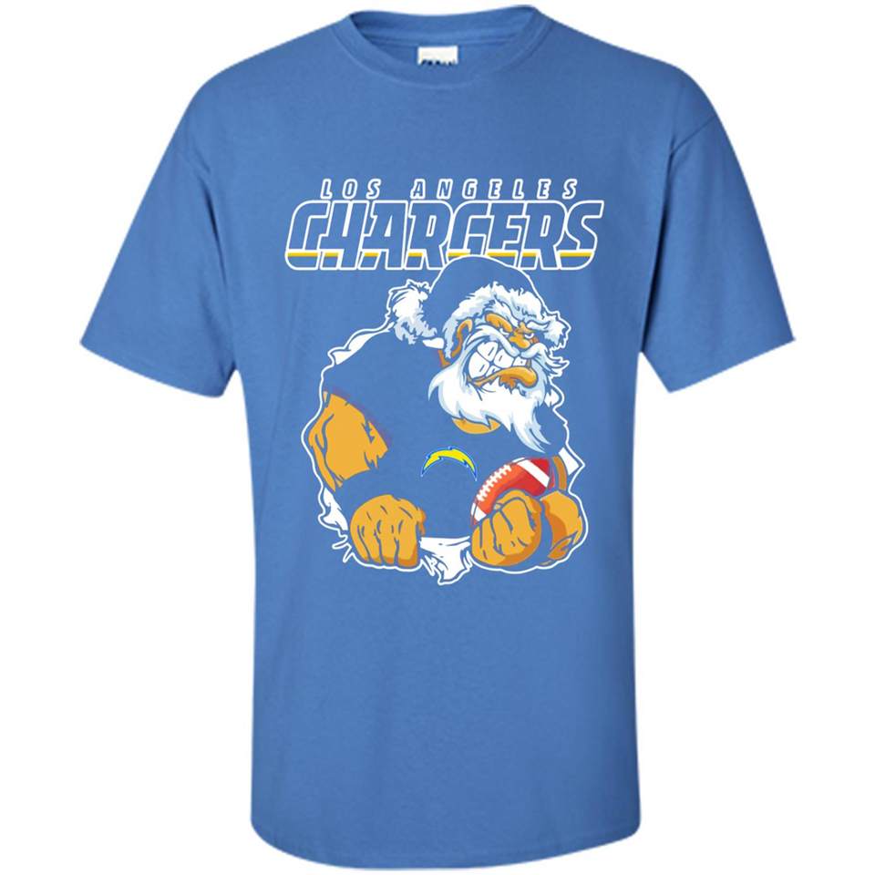 Grumpy Santa Claus Los Angeles Chargers Football Team PINGPONG