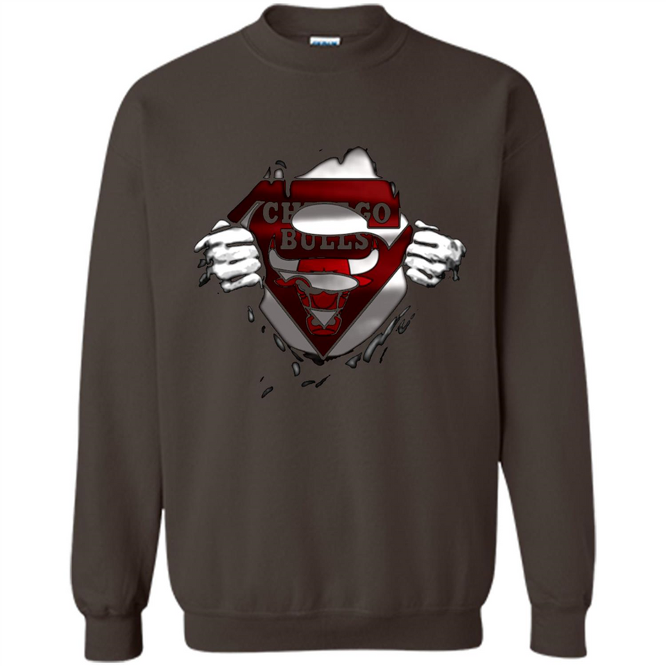 Chicago Bulls And Superman Fans - Sweatshirt