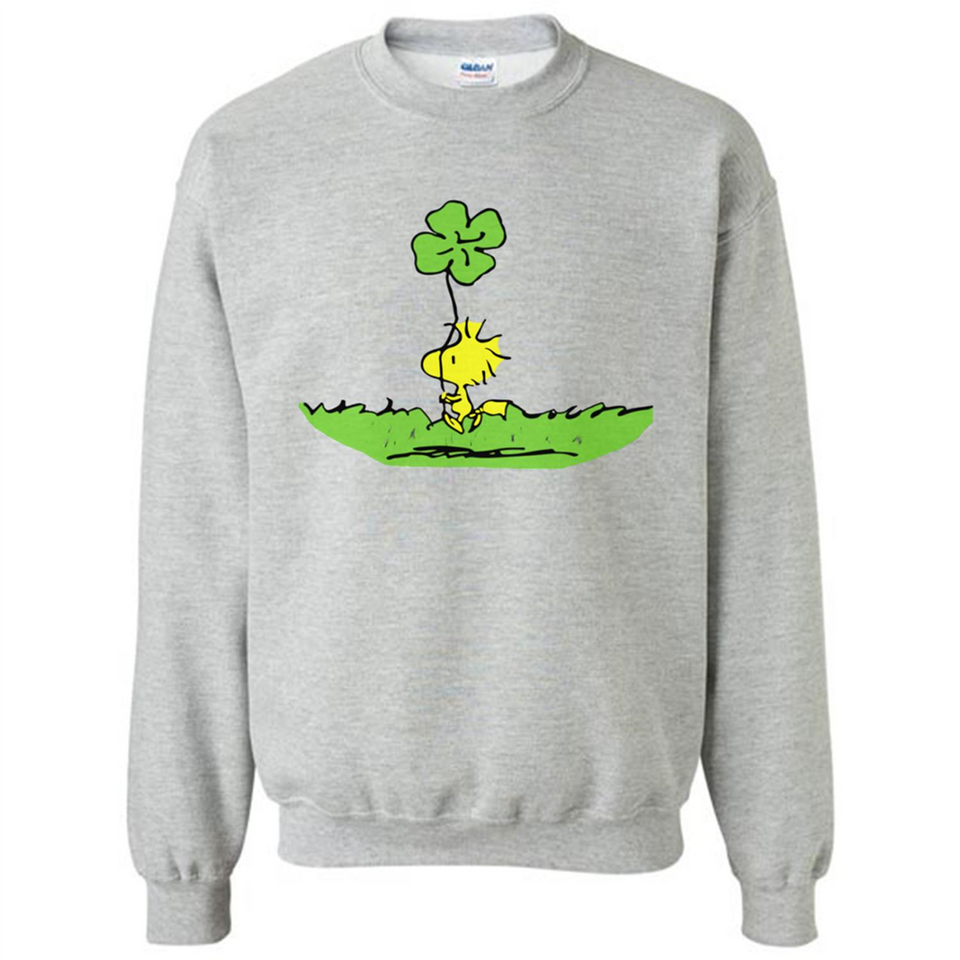 Snoopy Woodstock Shamrock - Sweatshirt