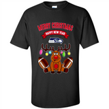 Seattle Seahawks NFL Reindeer Funny Merry Christmas And Happy New Year