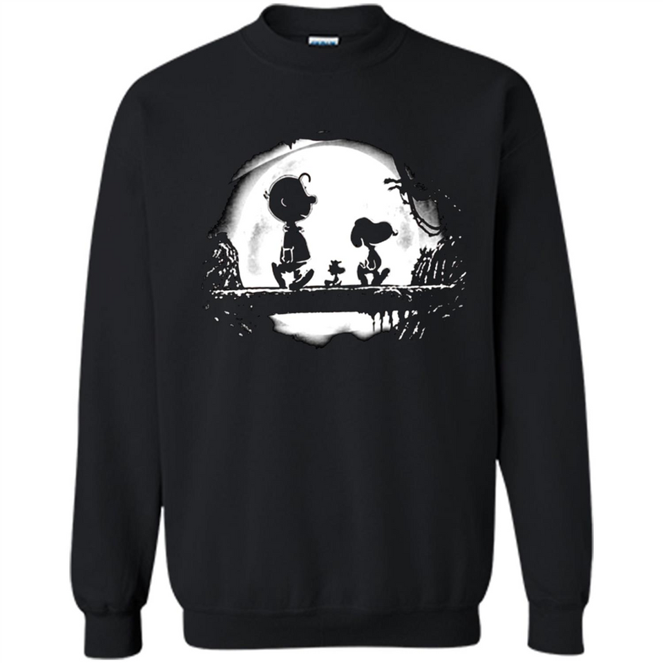 Snoopy The Peanuts Walking To The Moon