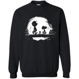 Snoopy The Peanuts Walking To The Moon
