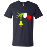 Funny Grinch Hand Holding Christmas Tree Ornament Christmas PING PONG
