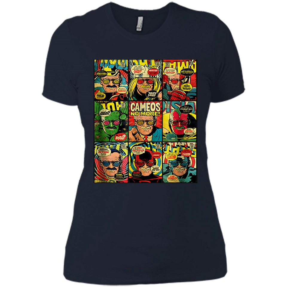 Stan Lee Cosplay Superheroes Shirt Ladies' Boyfriend