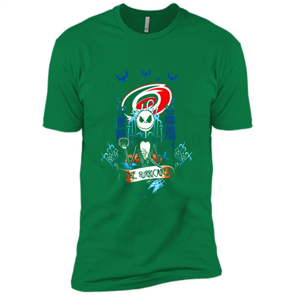Carolina Hurricanes Halloween The Nightmare Before Christmas - Premium Short Sleeve T-Shirt