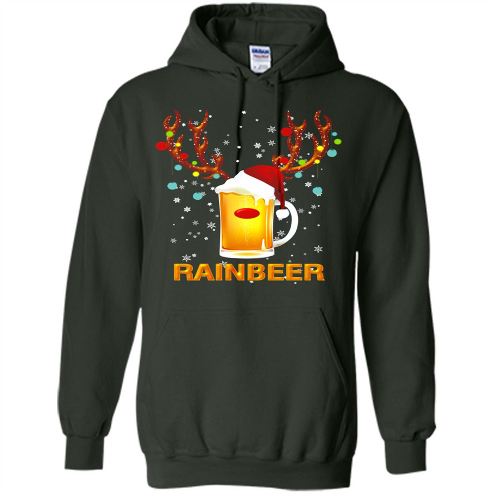 Rainbeer Funny Reindeer Beer Lover