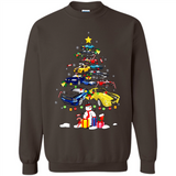 Mustang Tree Christmas Sweatshirt PINGPONG