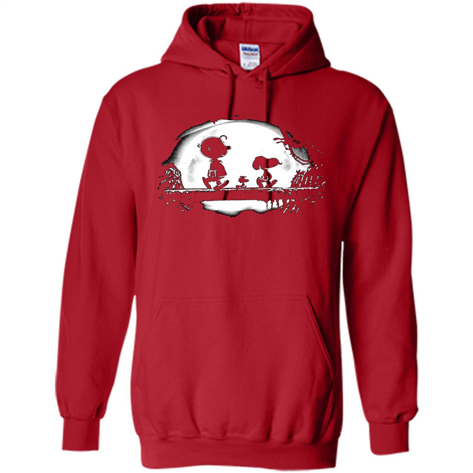 Snoopy The Peanuts Walking To The Moon