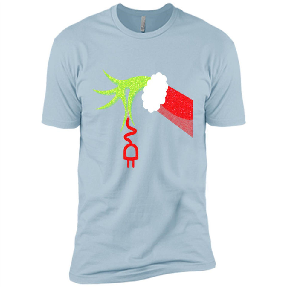 Funny Grinch Hand Holding Electrician Ornament Christmas PING PONG