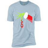 Funny Grinch Hand Holding Electrician Ornament Christmas PING PONG