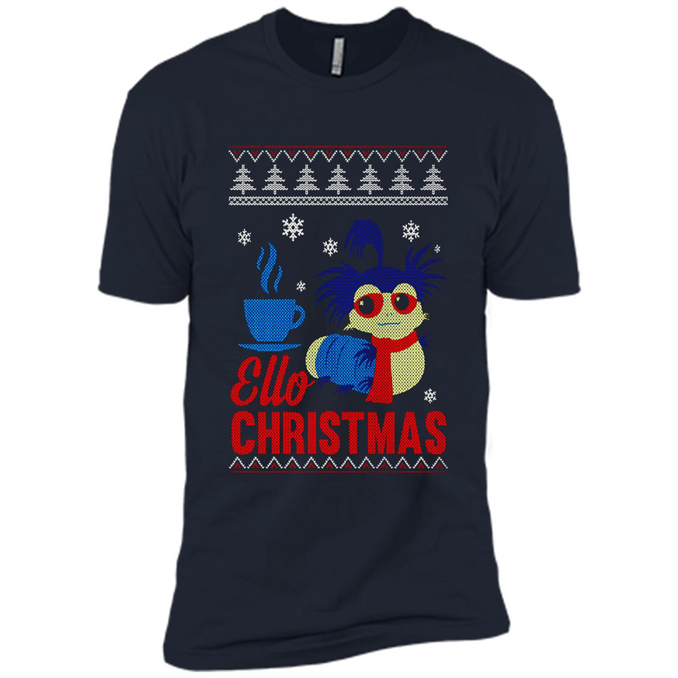 Christmas Ugly Sweater Ello Christmas - Premium Short Sleeve T-Shirt