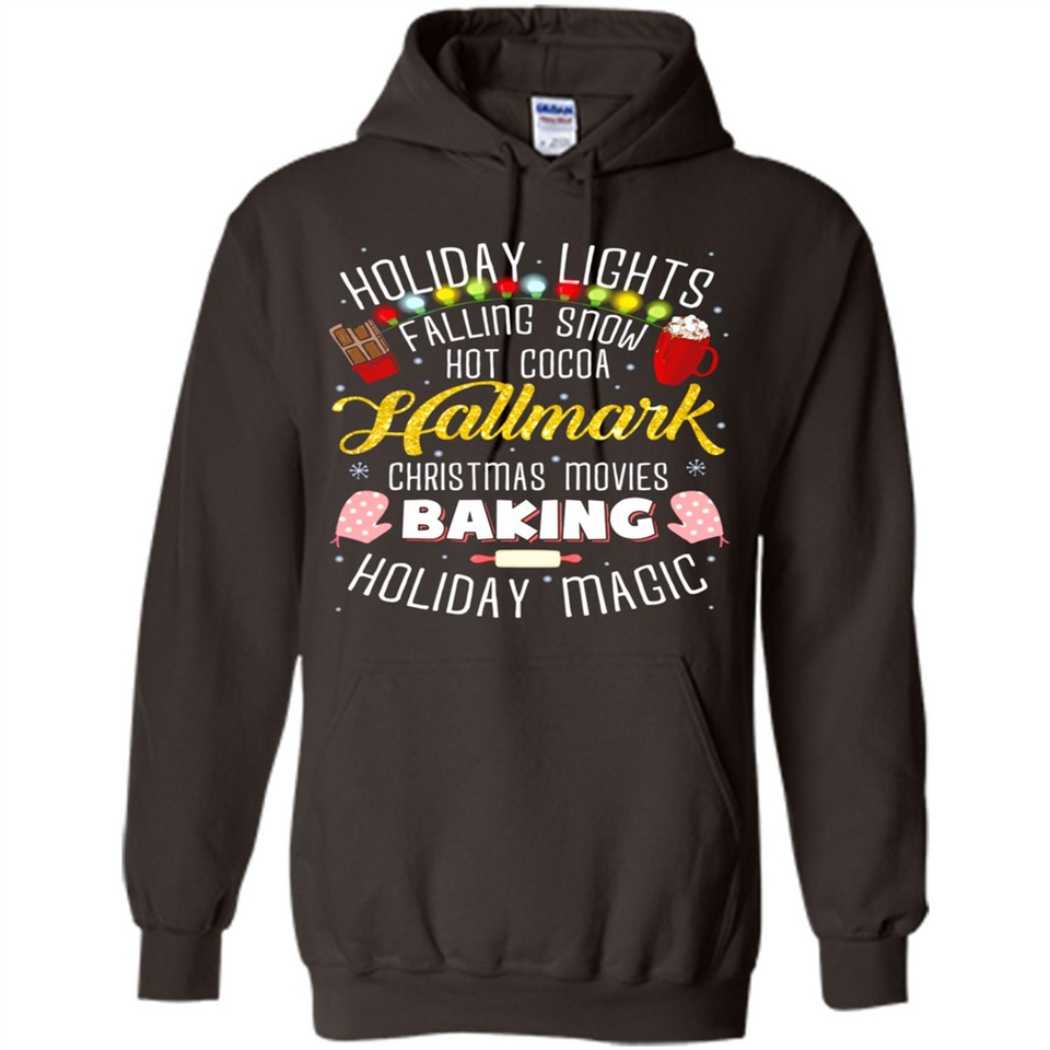 Holiday Lights Falling Snow Hot Cocoa Hallmark Christmas movie
