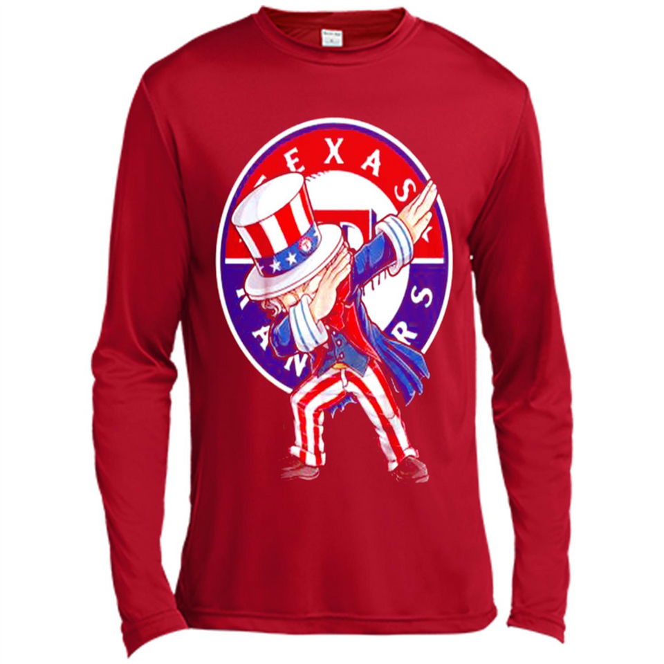 MLB TEXAS RANGERS UNCLE SAM DABBING INDEPENDENCE DAY