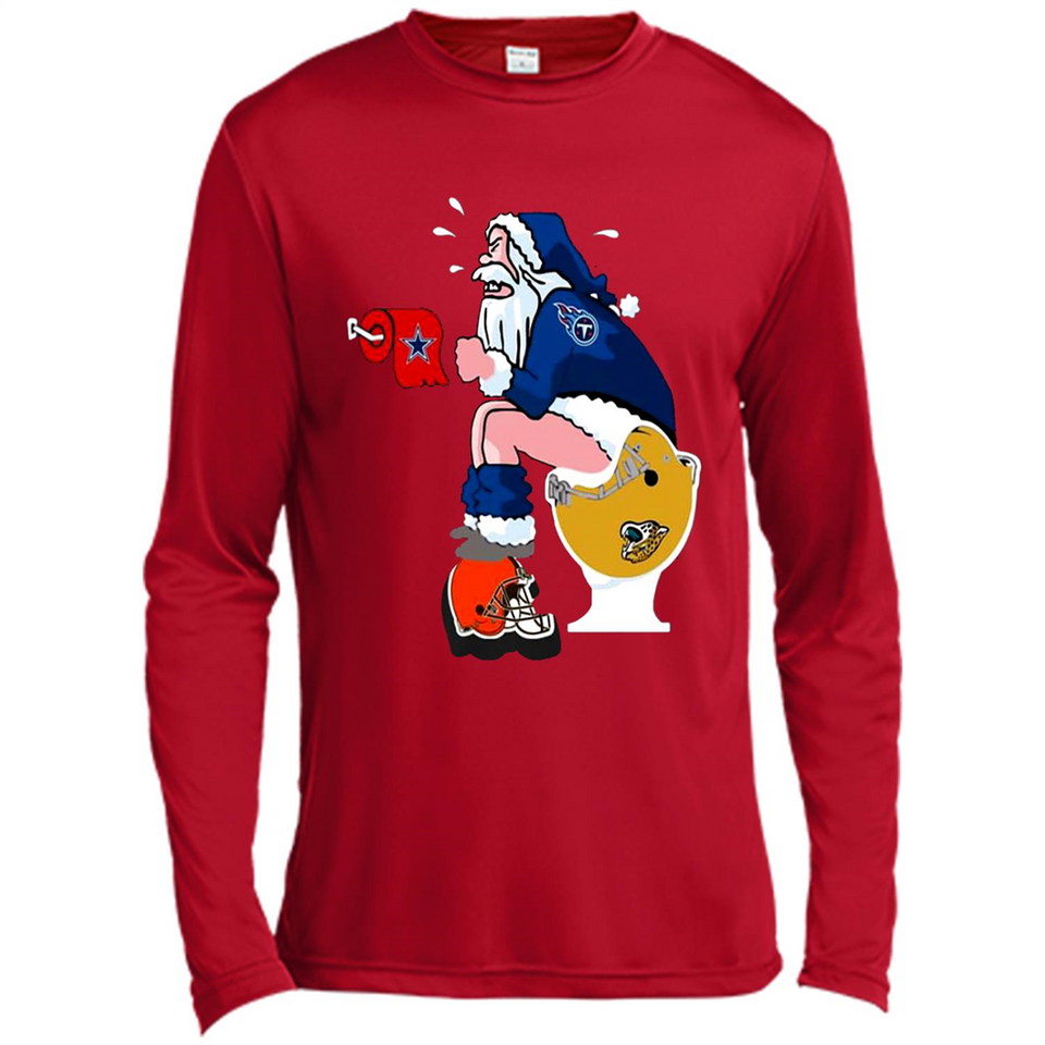 Tennessee Titans Santa Claus Toilet