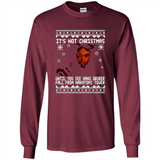 It's Not Christmas Until You See Hans Gruber Fall Ugly Christmas PINGPONG