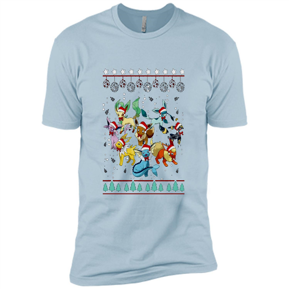 Pokemon Eeveelutions Ugly Christmas Sweater Perfect Christmas PINGPONG
