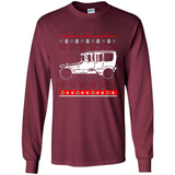 Christmas Ugly Sweater Automobile Ugly Christmas Sweater - Long Sleeve T-Shirt