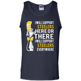 Shirt For Dr Seuss Cat And Pittsburgh Steelers Fans - Tank Top