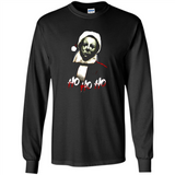Santa Michael Myers Ho Ho Ho Merry Christmas Sweatshirt - Long Sleeve T-Shirt