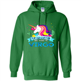 Unicorns are born in Virgo Birthday Rainbow Gift Ladies Custom
