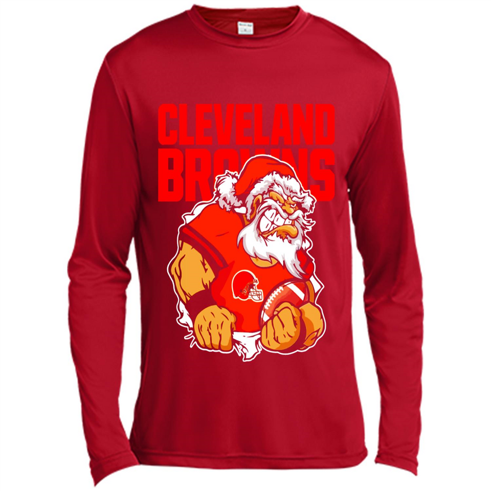 Grumpy Santa Claus Cleveland Browns Football Team PINGPONG