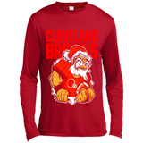 Grumpy Santa Claus Cleveland Browns Football Team PINGPONG