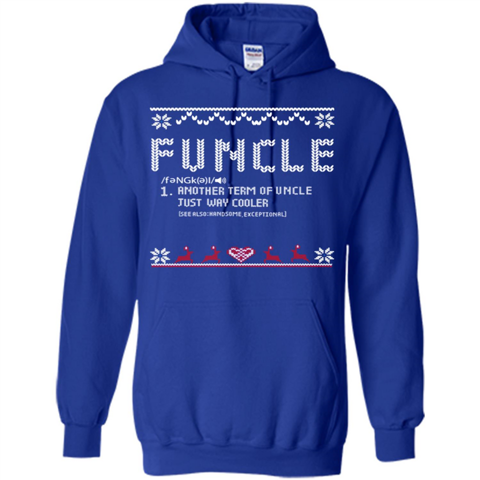 Mens Christmas Funcle Definition - Hoodie